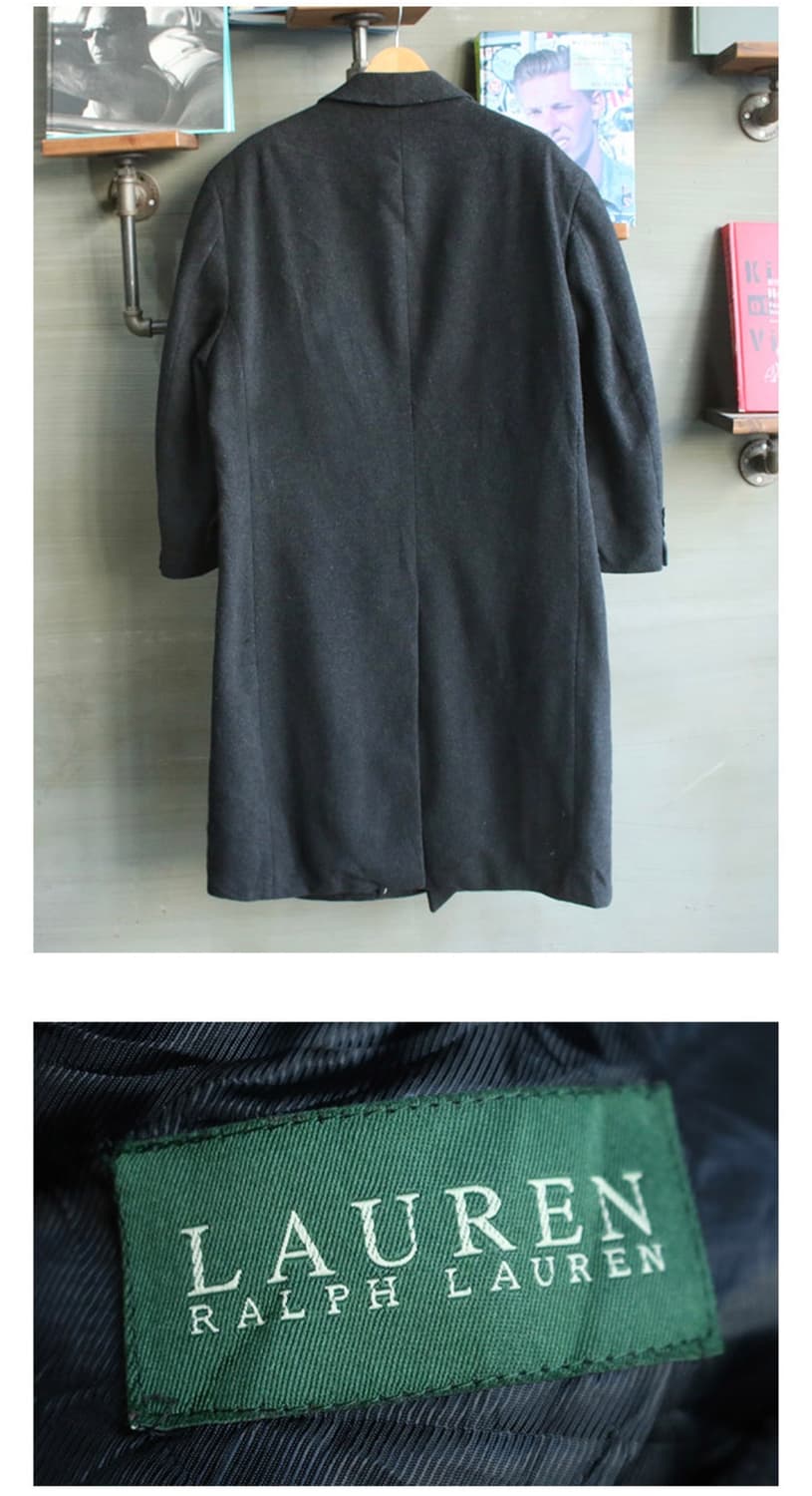 Ralph Lauren 램스울 더블 폴로 코트 상품이미지3