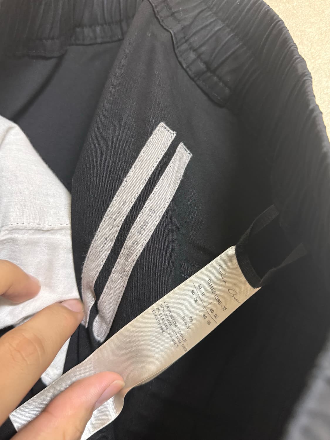 릭오웬스 메인라인 18FW 시시푸스 드롭크라우치 팬츠 상품이미지2