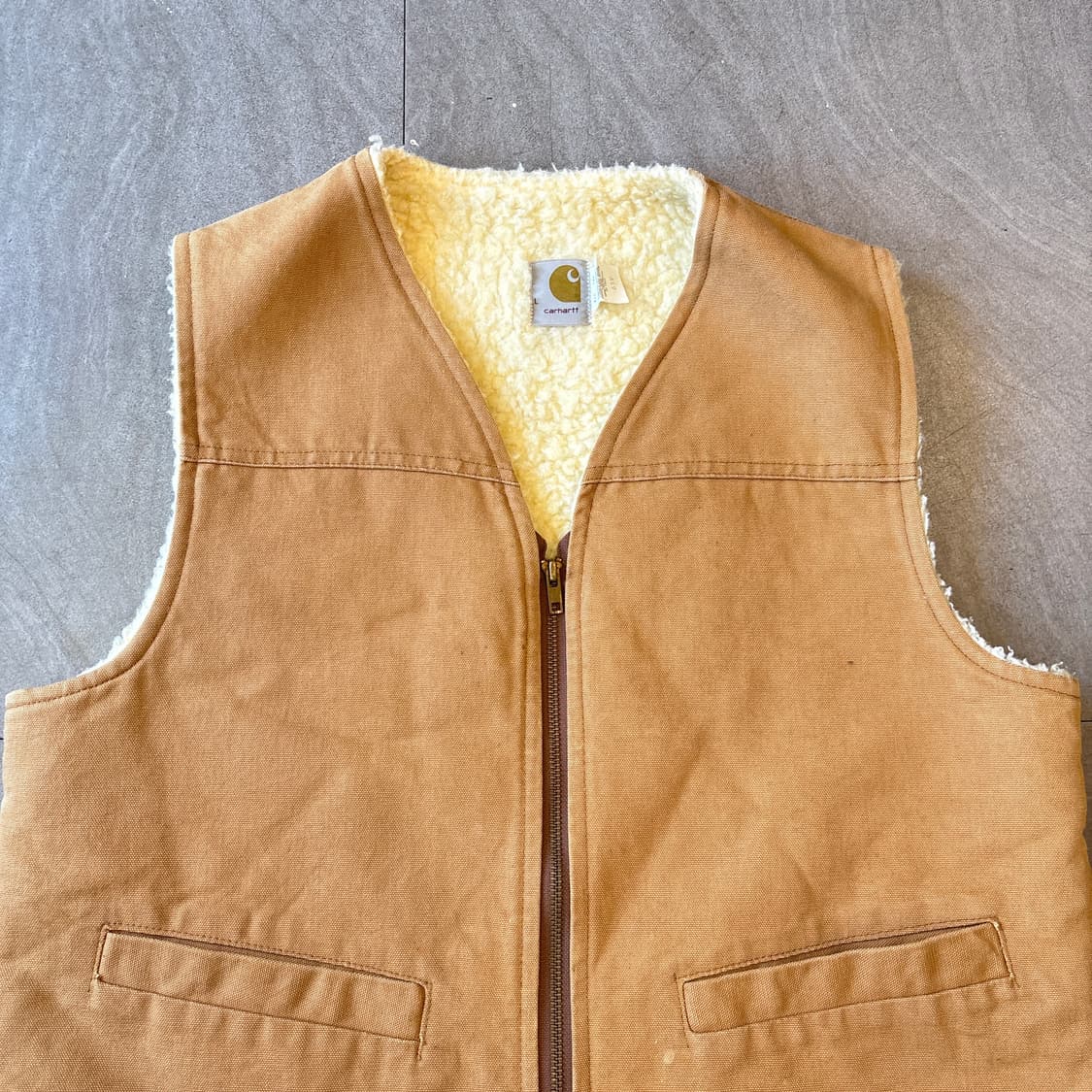 80s 80년대 생산 칼하트 덕 캔버스 조끼  상품이미지3