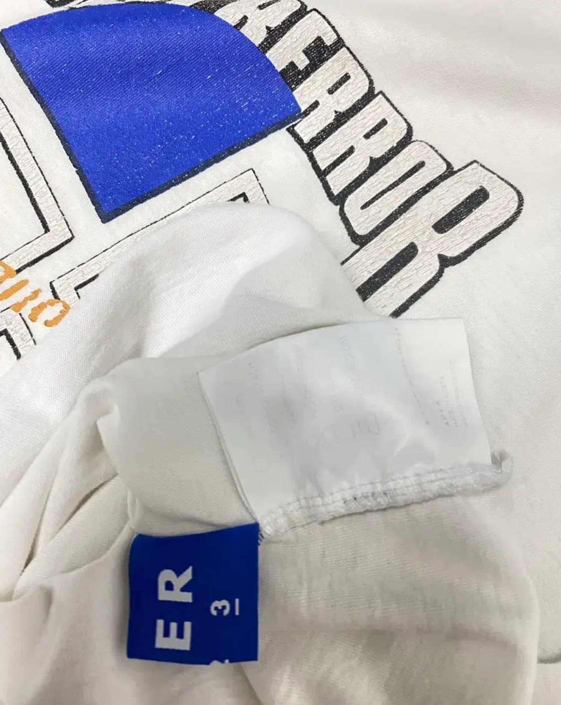아더에러 ADER 슬라이스 로고 반팔 티셔츠 L-XL 상품이미지7