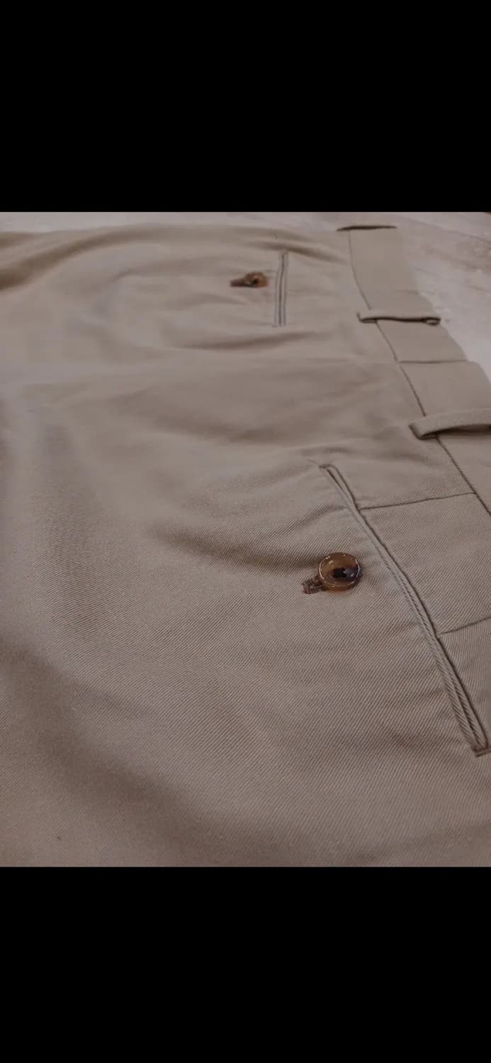 RING JACKET PLEATED CHINO PANTS 상품이미지5