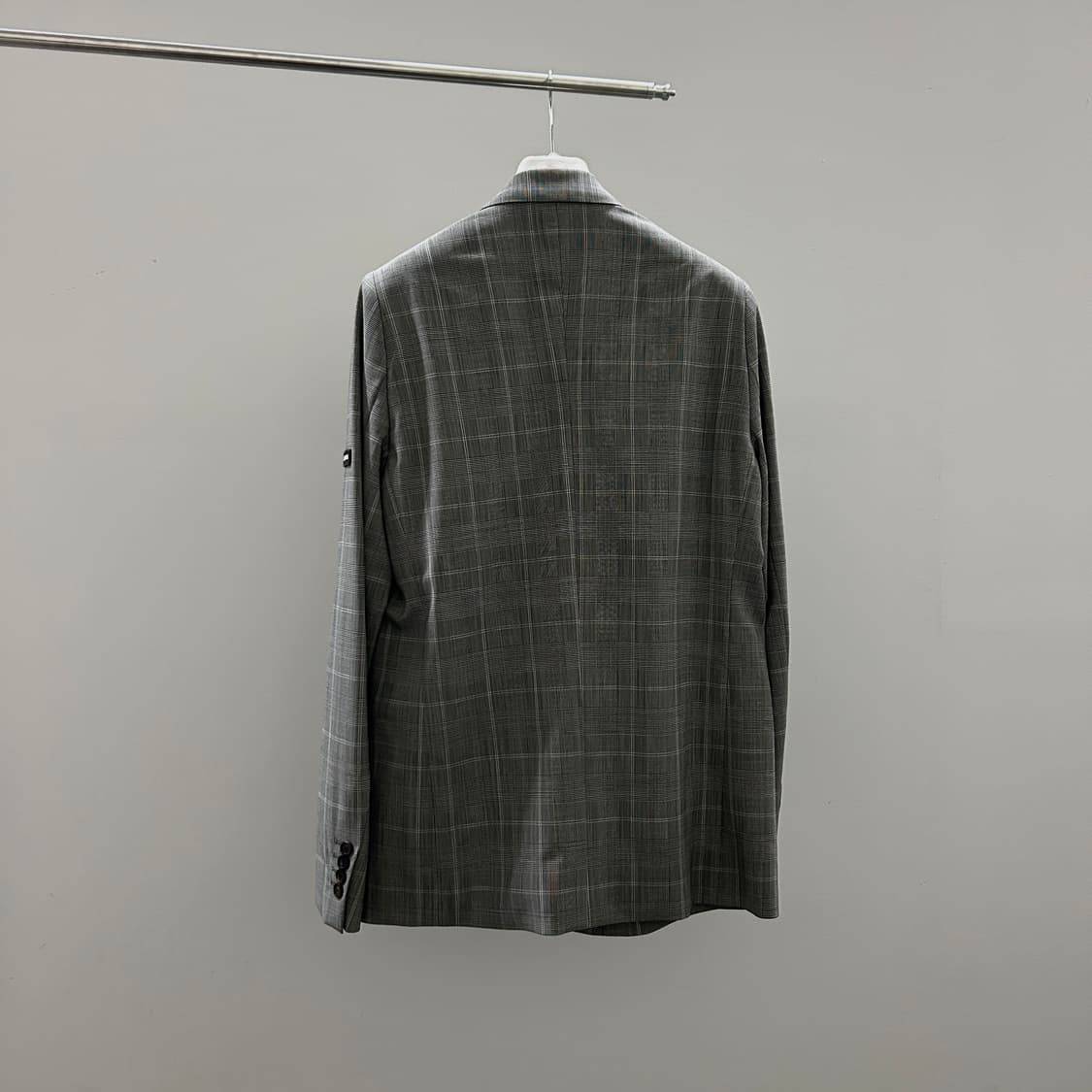 [34] 발렌시아가 워시드 체크 블레이저 자켓 상품이미지5