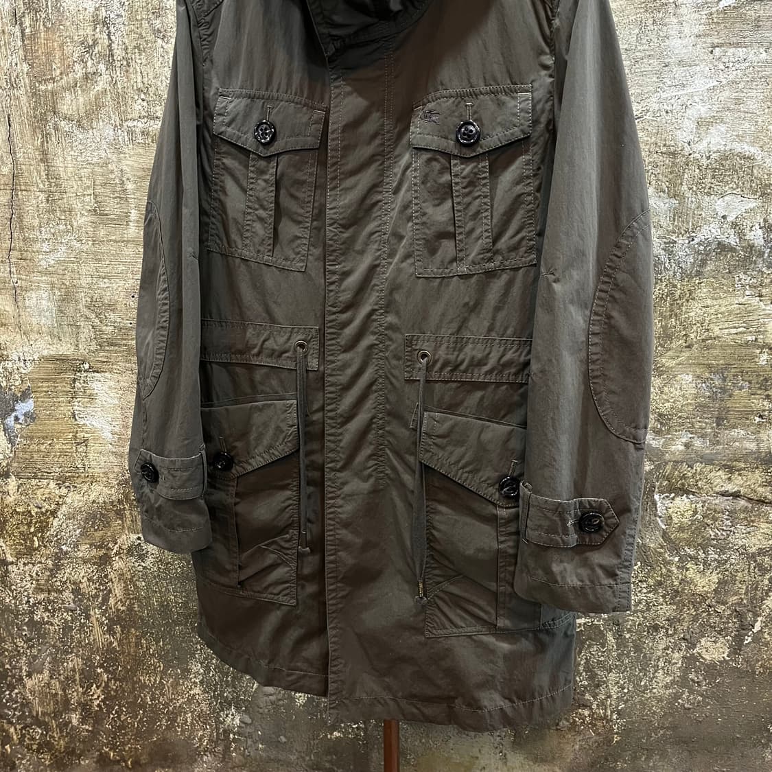 버버리 블루라벨 노바 체크 라이너 모즈 코트 상품이미지3