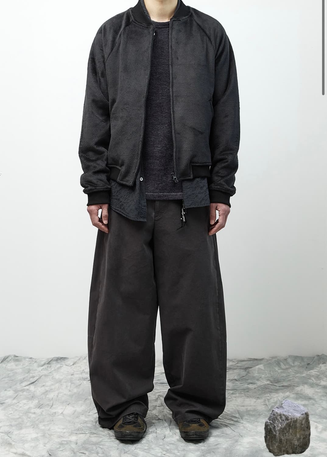 해칭룸 Hairy Jacket Black 4사이즈 상품이미지2