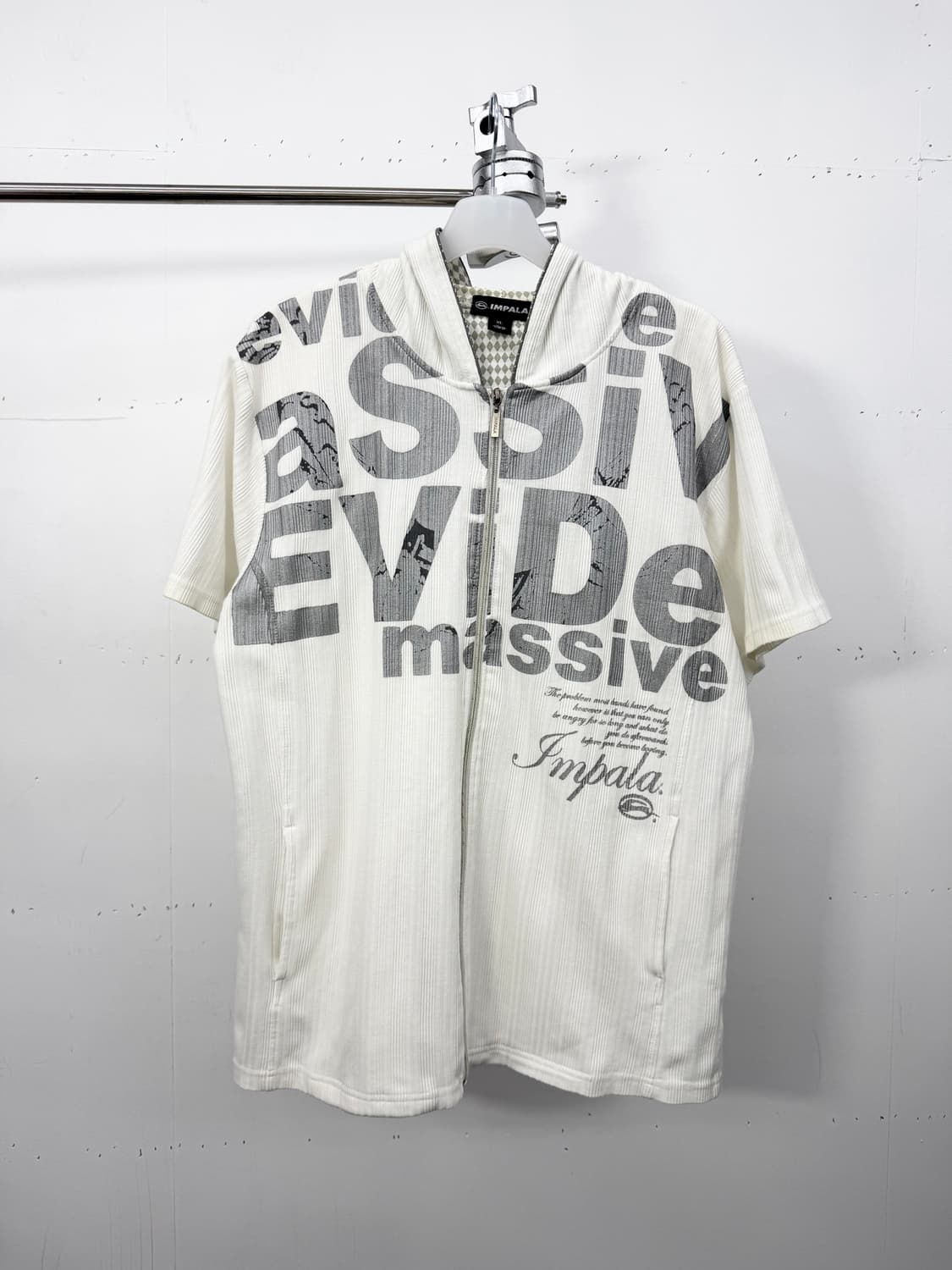 IMPALA lettering hoodie zip 상품이미지1