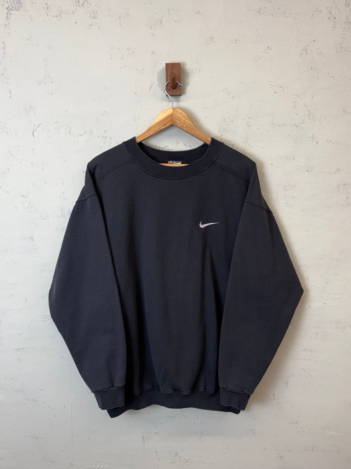 나이키 90s 빈티지 USA 스우시 스웻셔츠 블랙 상품이미지1