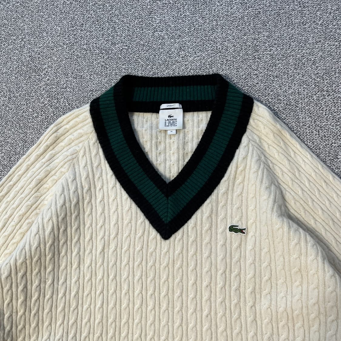 라코스테 브이넥 니트  상품이미지2