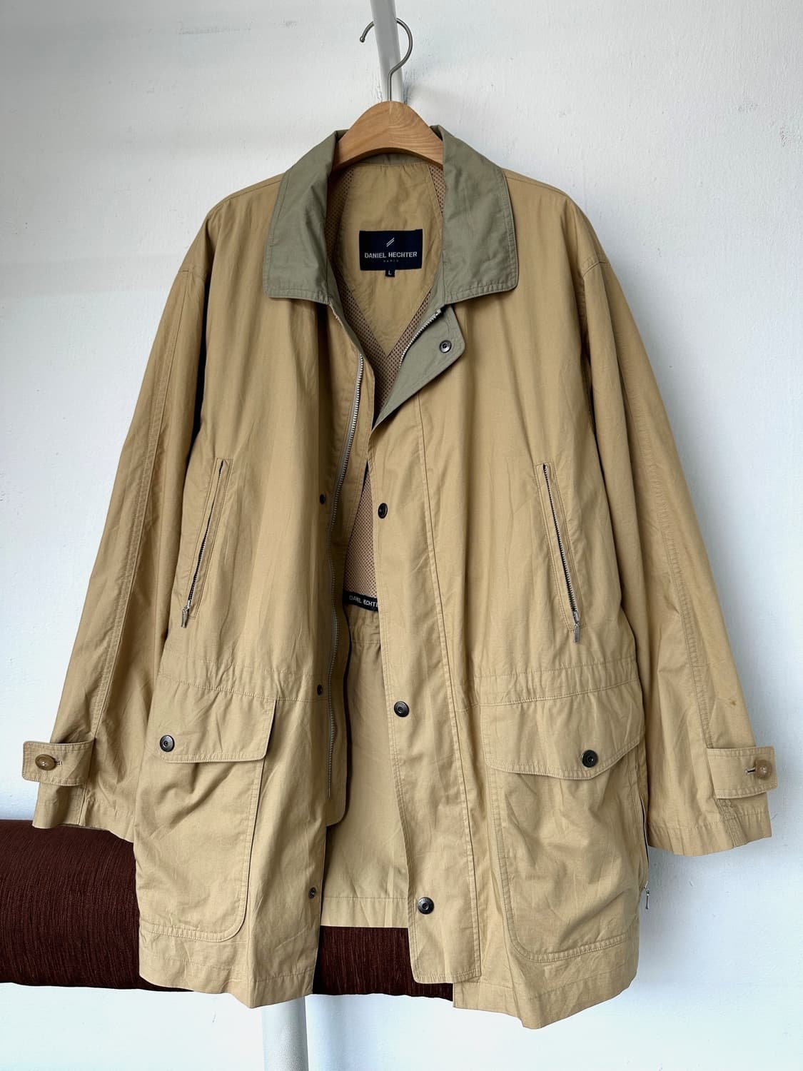 High count cotton mil parka 상품이미지4