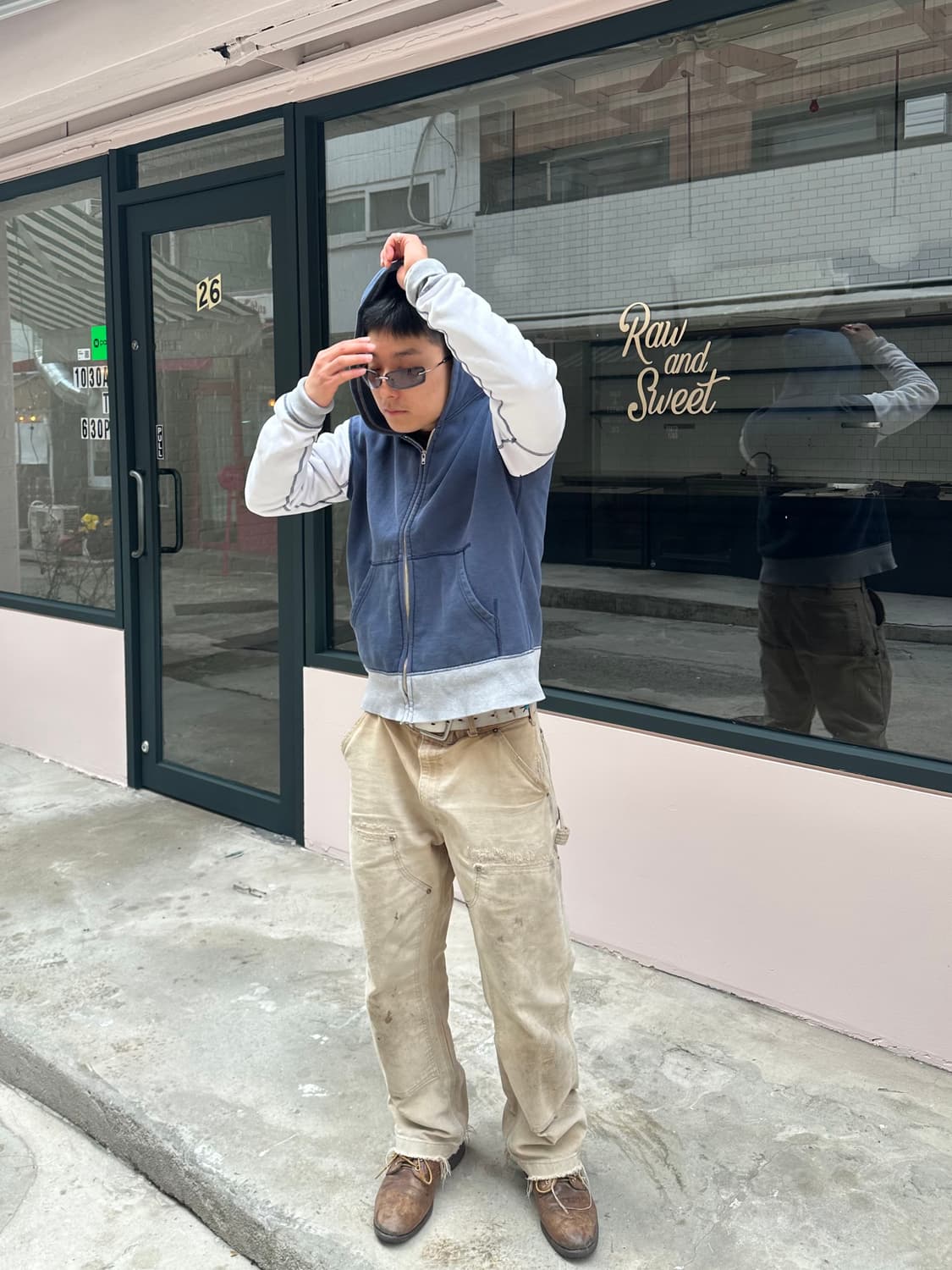 Barns Outfitters color hood zip-up 상품이미지2