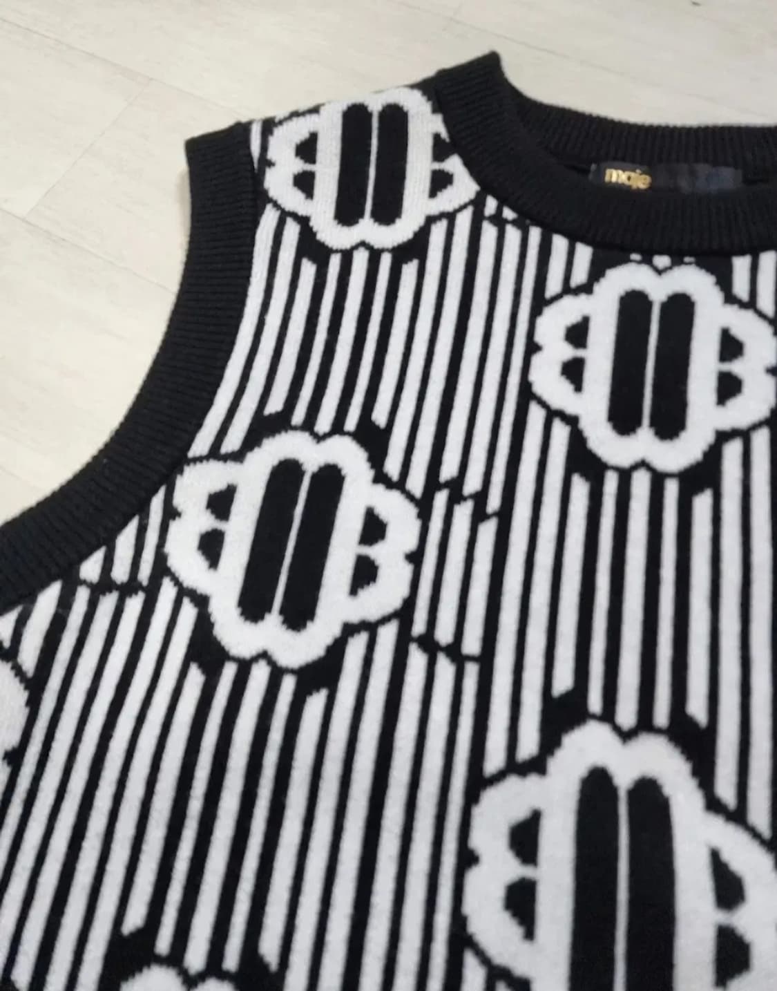 마쥬 니트조끼1표기 상품이미지2