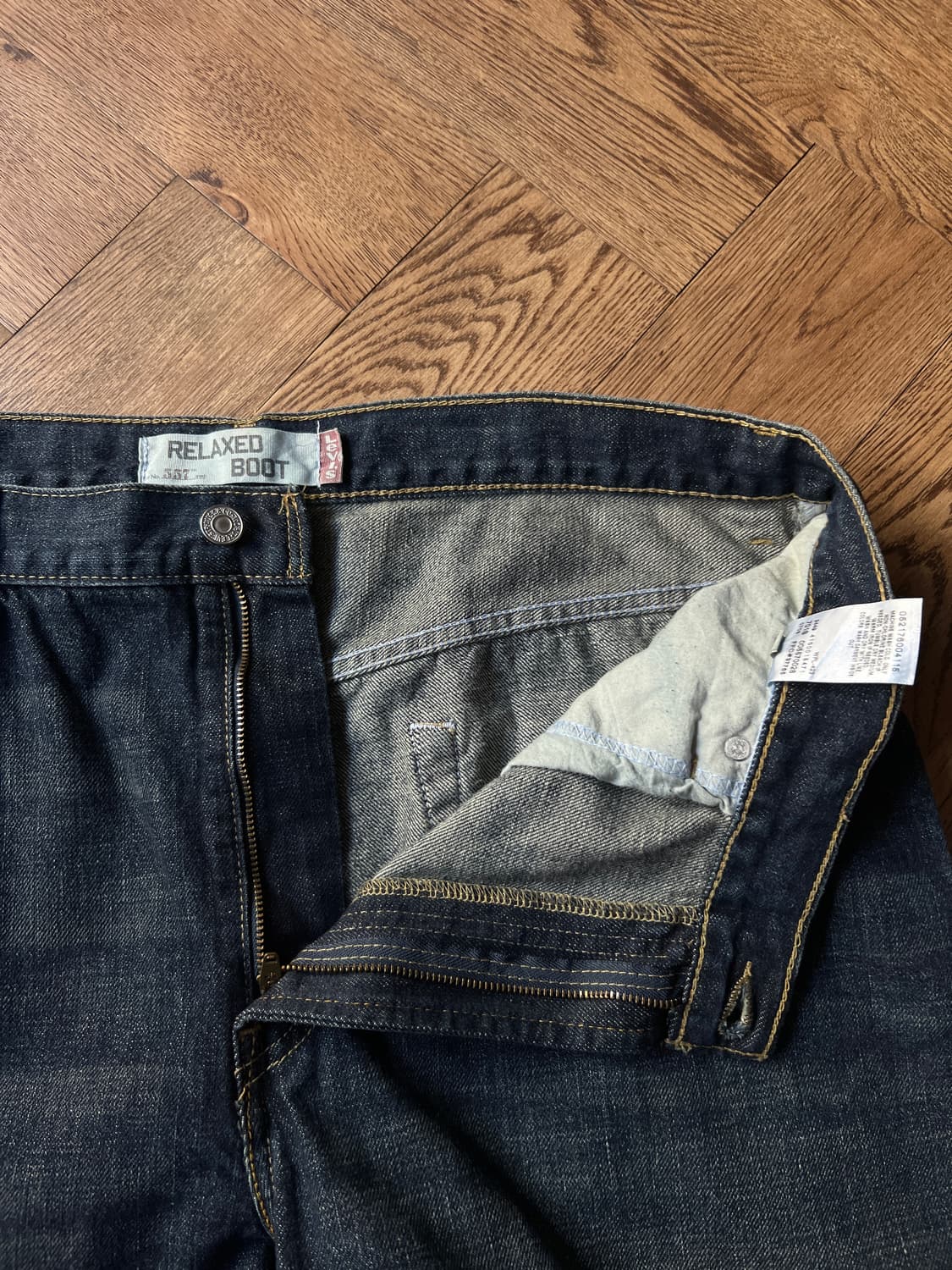 [36]00's 리바이스 USA 557 릴렉스 플레어핏 데님 팬츠 상품이미지2