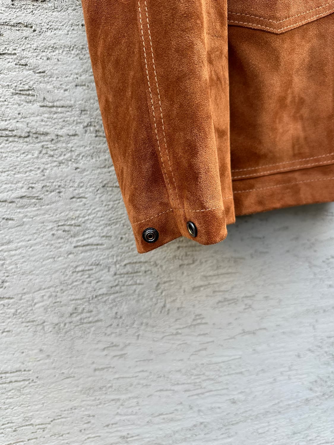 42size택포175만)25fw드레익스 스웨이드 초어자켓 러스트 상품이미지4