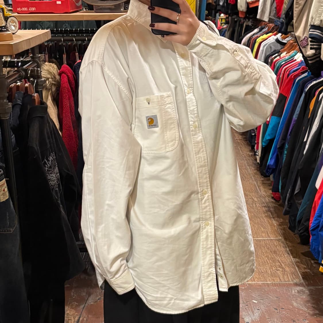 [HI] Carhartt 칼하트 긴팔셔츠 화이트 상품이미지4