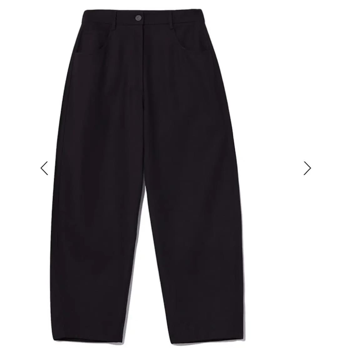 르917 basico curved pants 블랙 36 상품이미지2