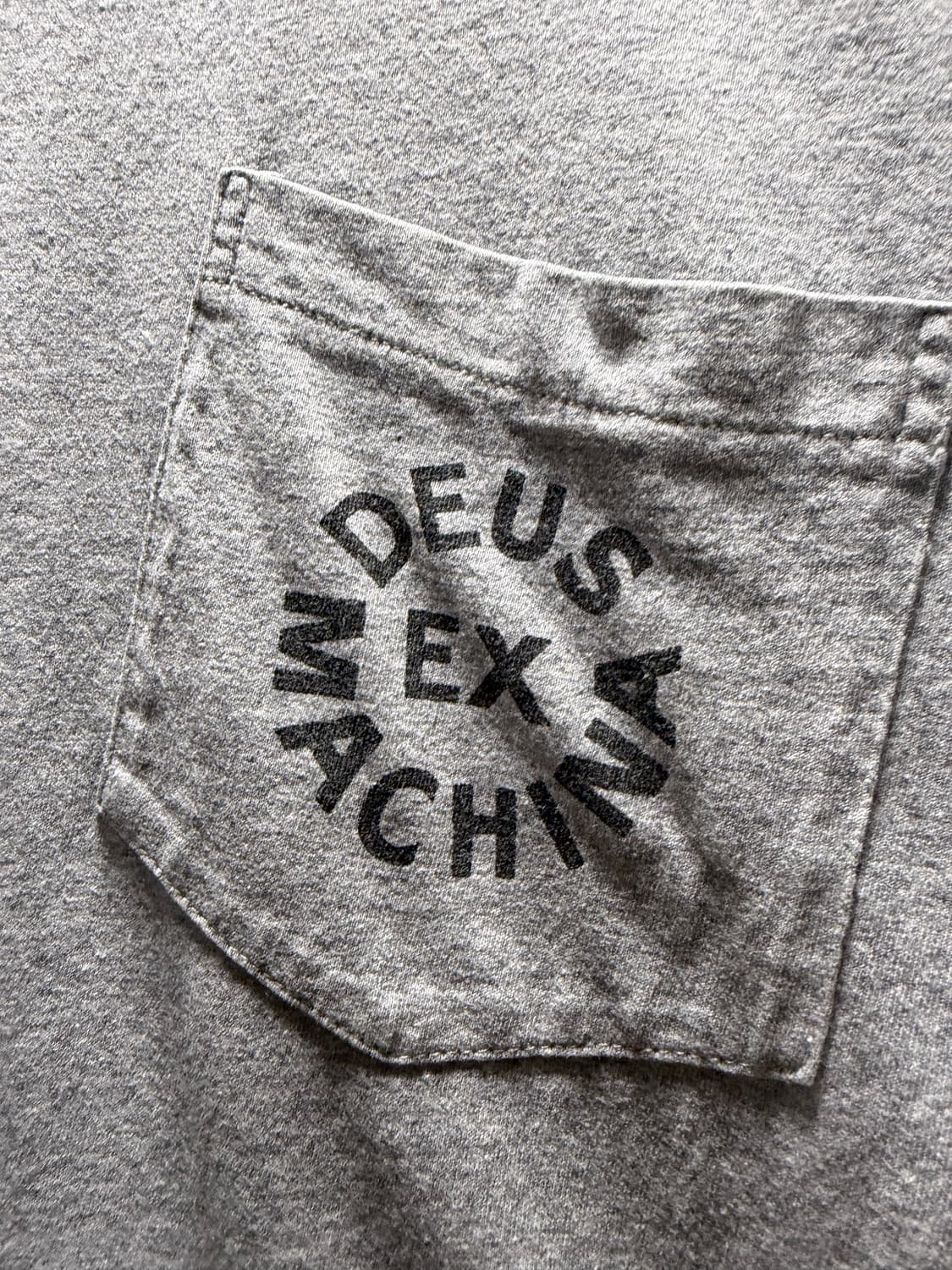 DEUS EX MACHINA 포켓 반팔티 그레이 XL 상품이미지2