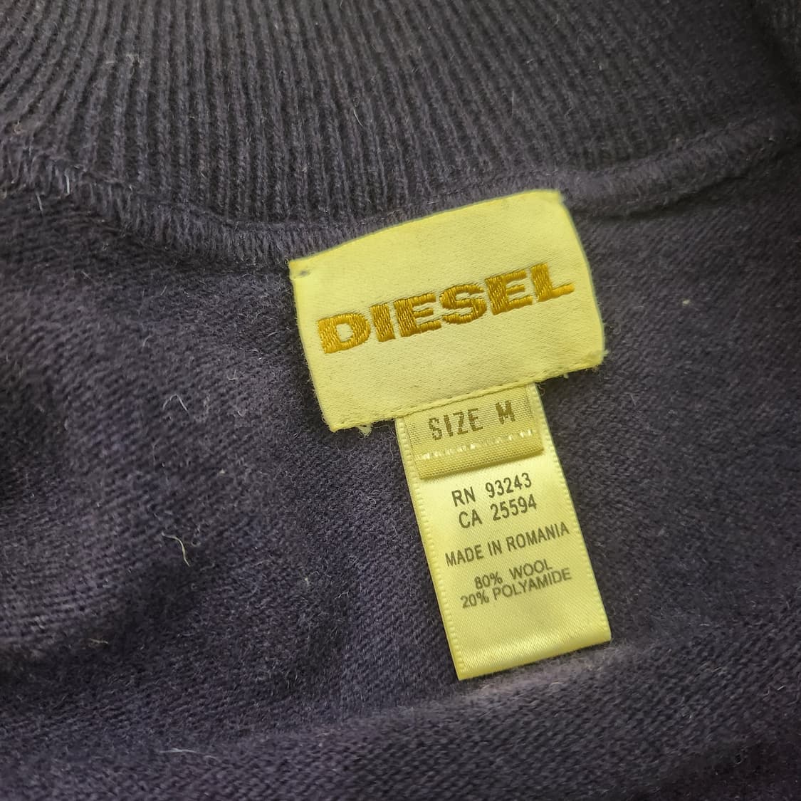 디젤 올집업 니트 상품이미지4