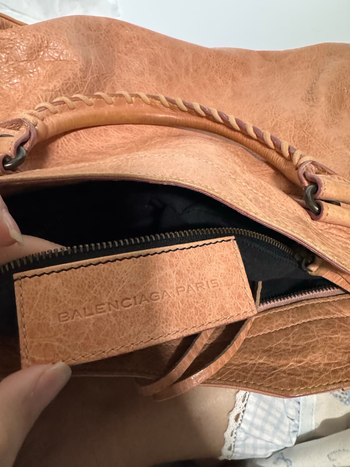 발렌시아가 시티 토트백 핑크 상품이미지3