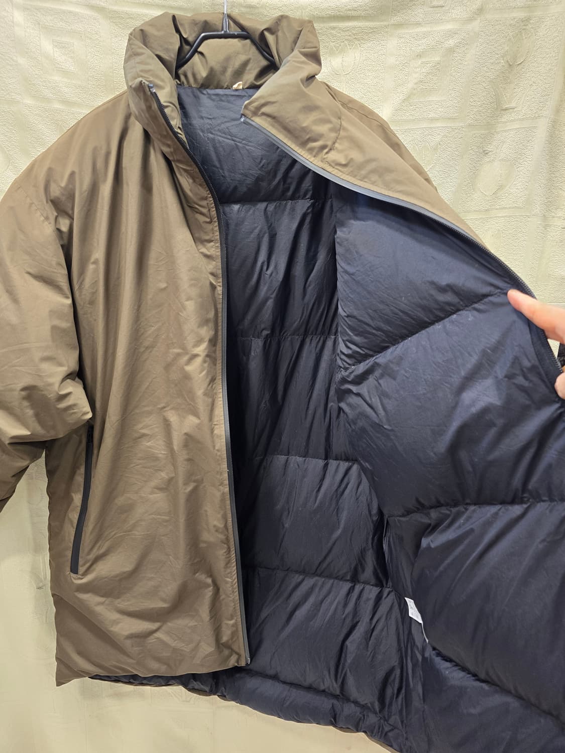 무인양품 깃털보다가벼운  다운 패딩 코트 M(95) 상품이미지6