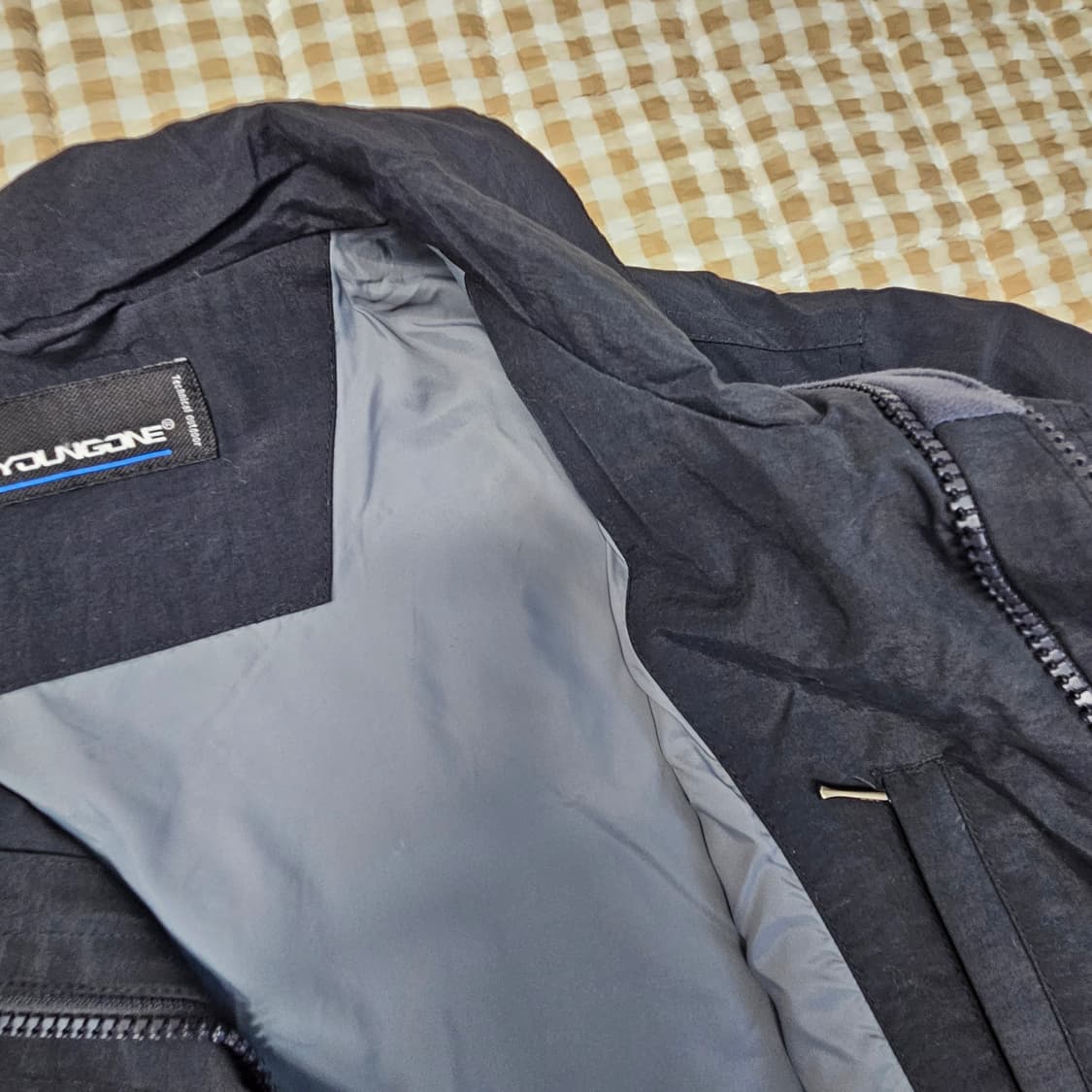 영원 오버핏 바람막이 자켓 남자100~105 상품이미지6