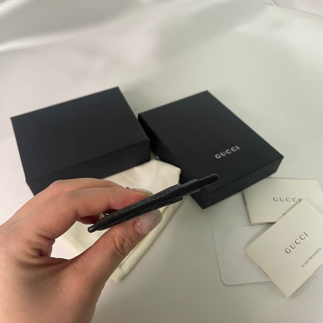 구찌 카드지갑 블랙 상품이미지8