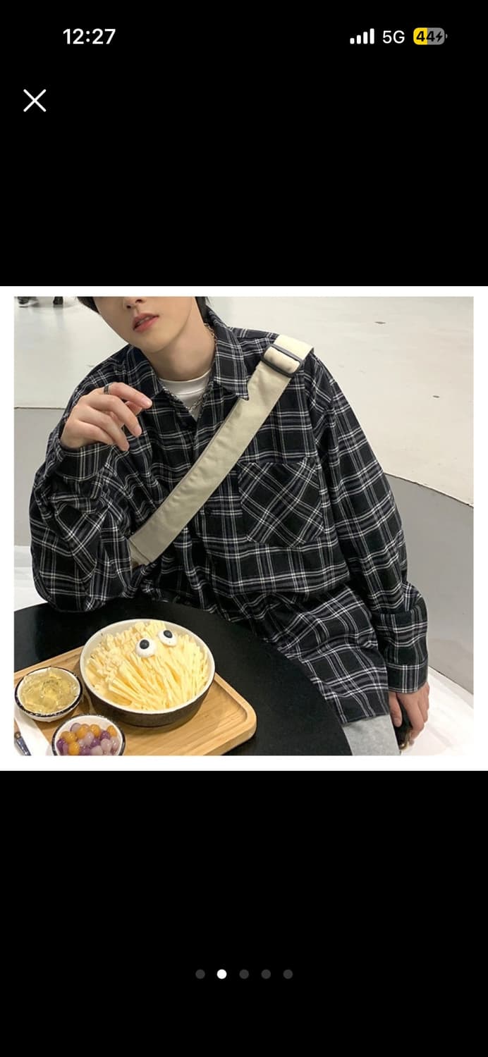 보세 체크셔츠 상품이미지3