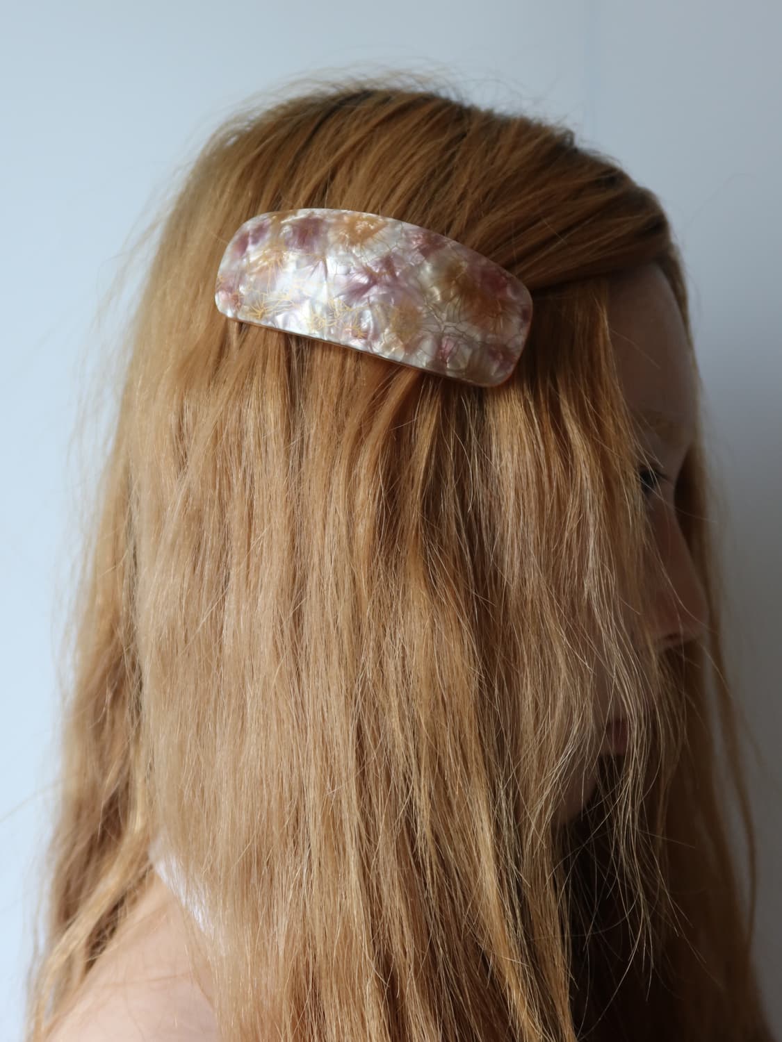 pink marble hair clip 상품이미지1
