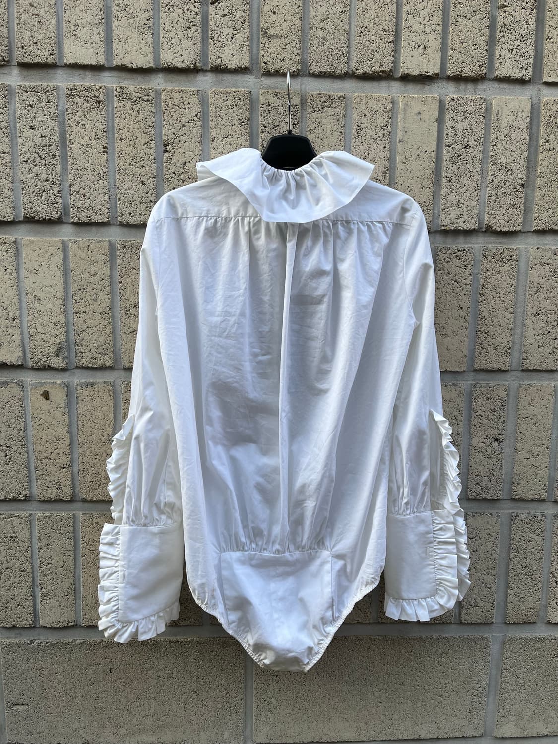 디스퀘어드 프릴 셔츠 오픈 바디수트 상품이미지2