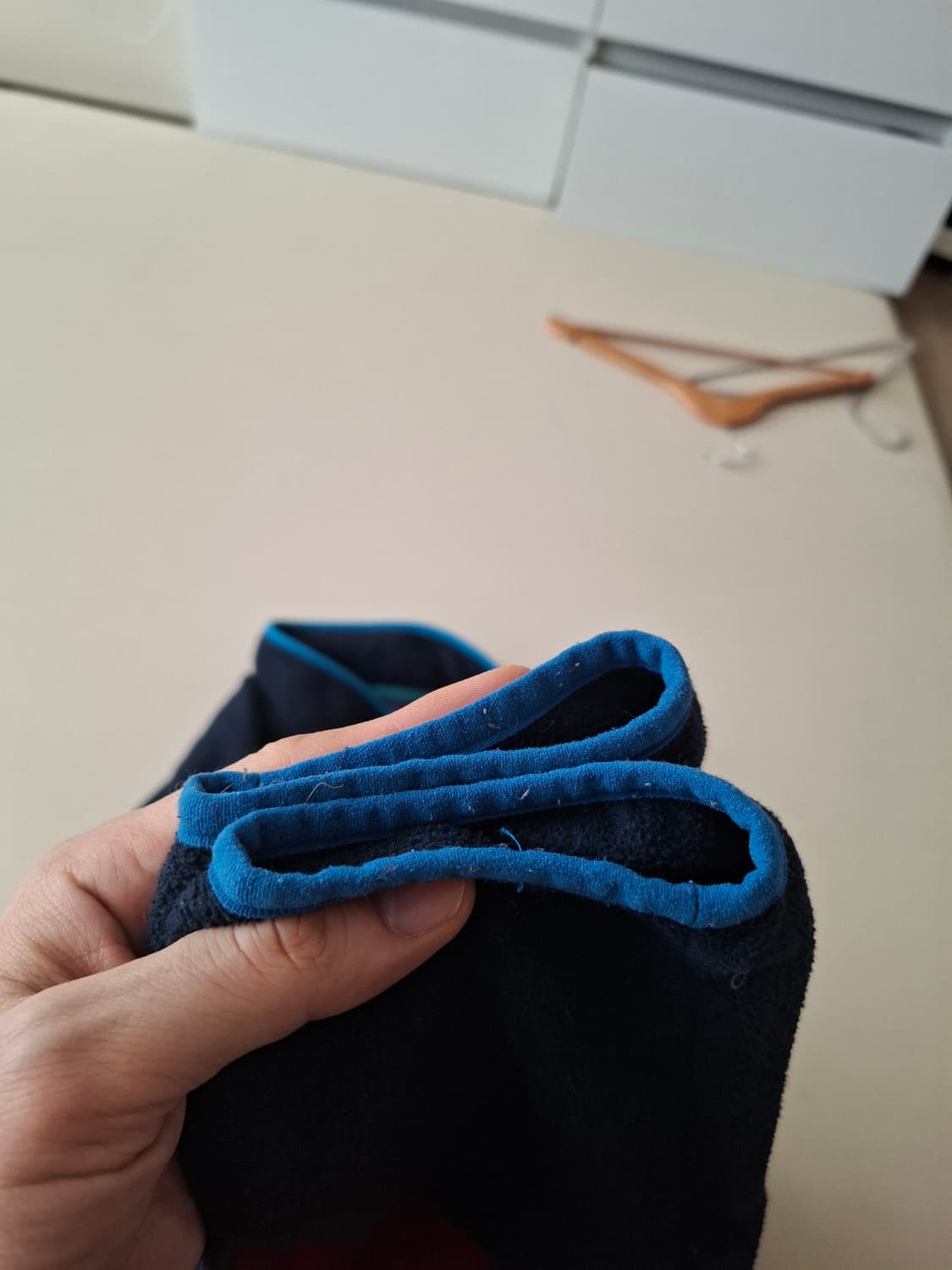 XL 파타고니아 신칠라 플리스 풀오버 네이비/레드 상품이미지3