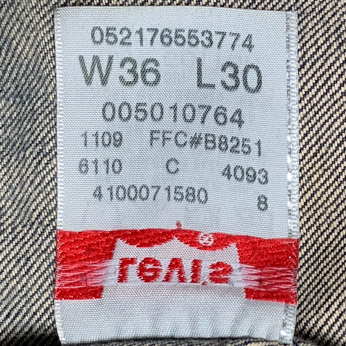 [37] 리바이스 501 데님팬츠 00501-0764 상품이미지5