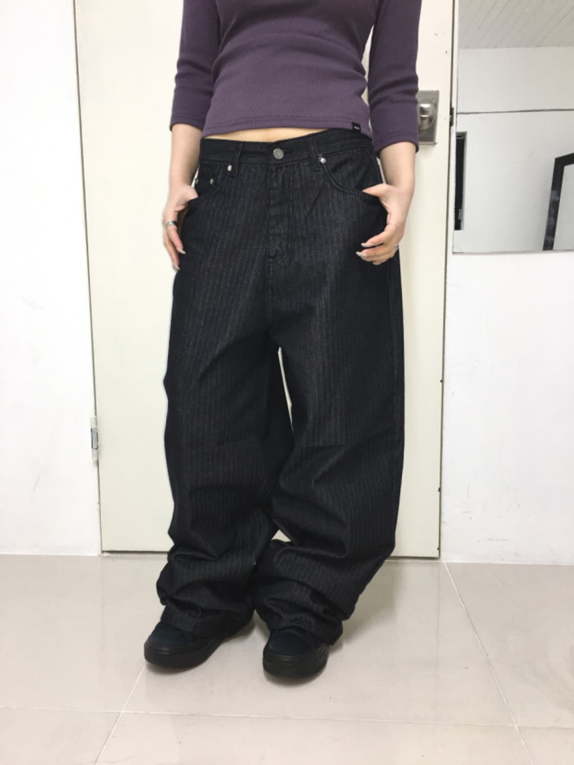 easeas Herringbone non-fade pants 상품이미지1