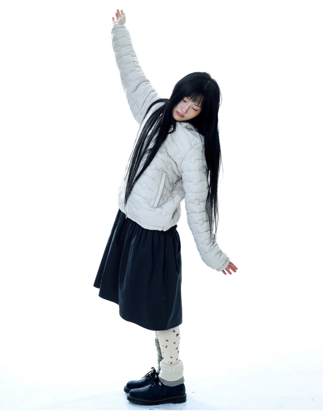 코이세이오 패딩 FLUFFY LIGHT PADDED JACKET 아이보리 상품이미지1