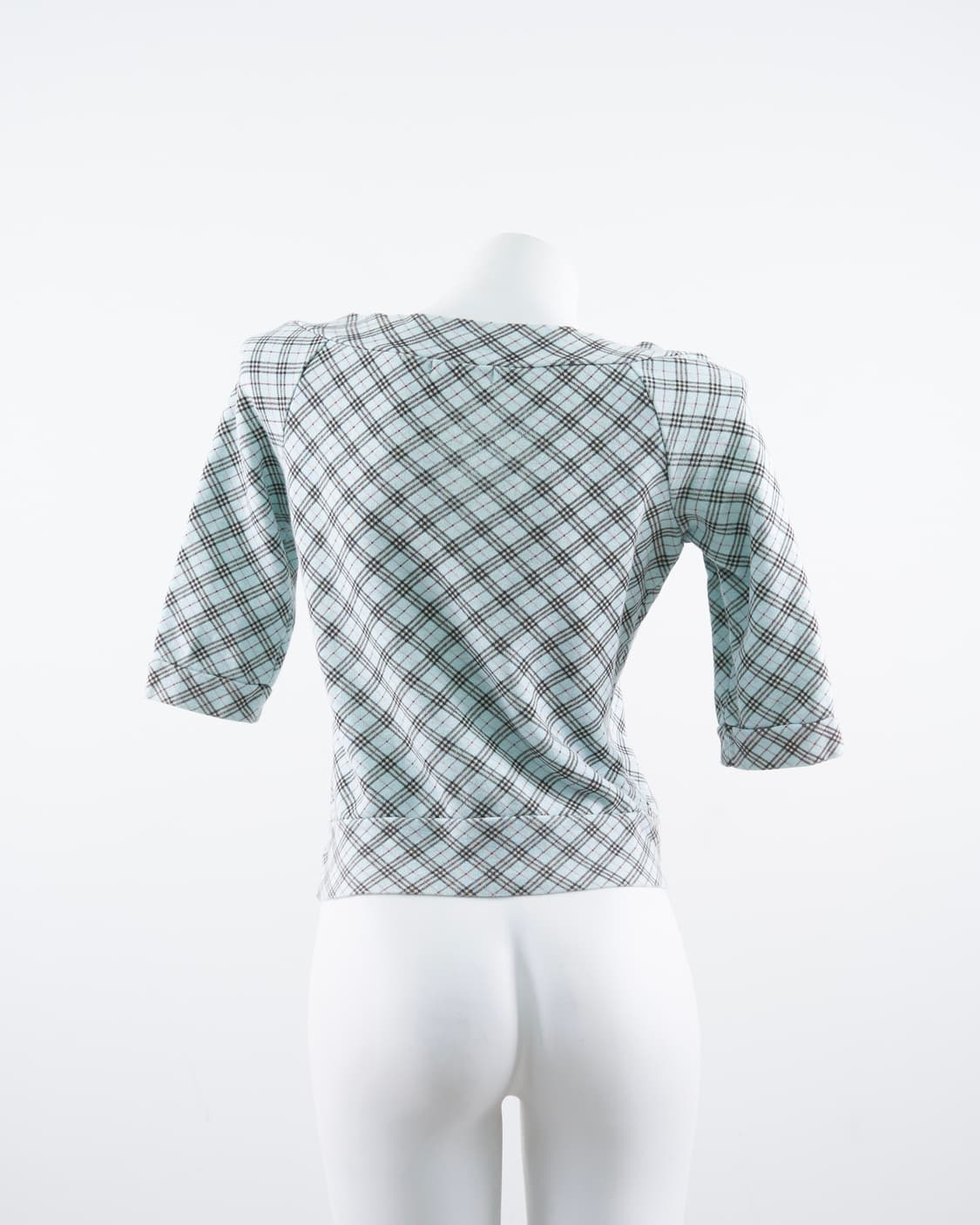 Burberry 블루라벨 스카이블루 긴팔 티셔츠 상품이미지2