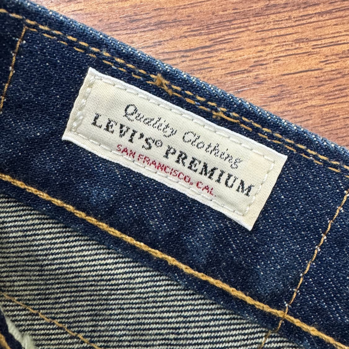 32 리바이스 프리미엄 501 워싱 데님 팬츠  상품이미지5