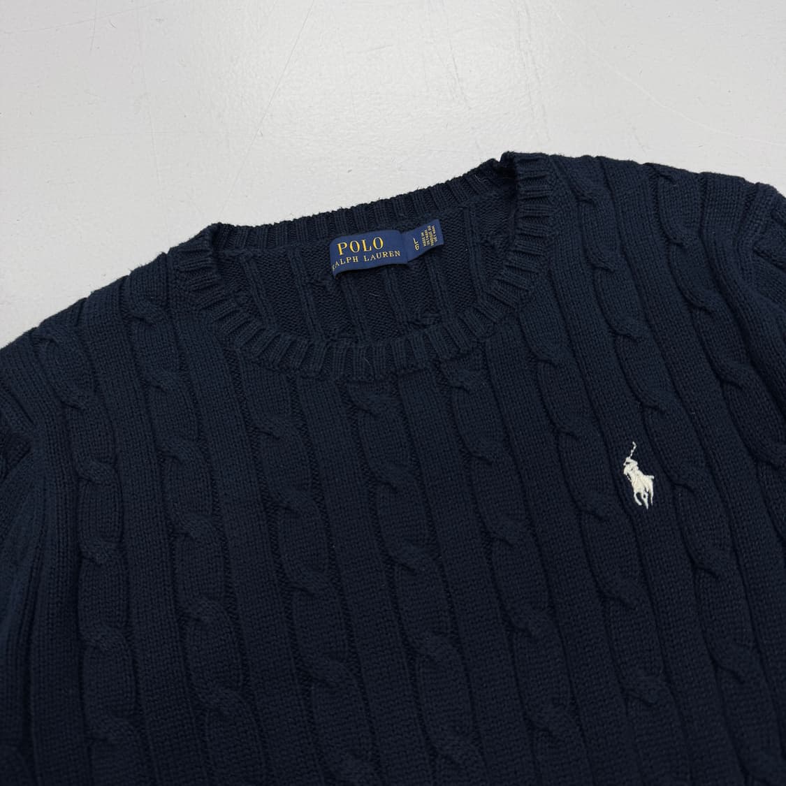 폴로 신형 포니 꽈배기 니트 상품이미지3
