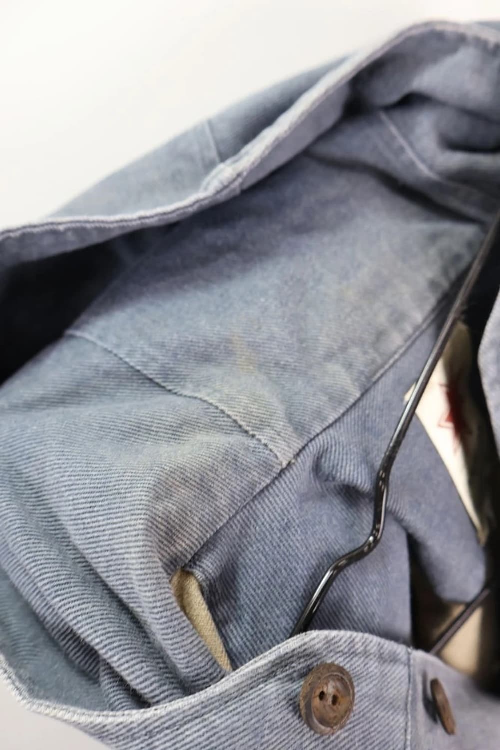 00's 나스웜 DAKOTA 후드 데님 셔츠 자켓 상품이미지6