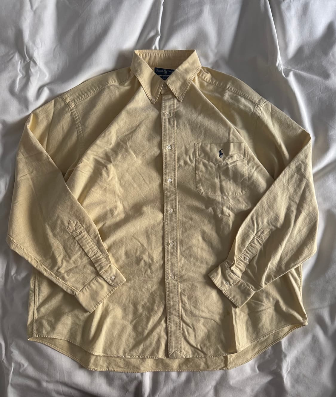 [XL] 폴로 랄프로렌 빅셔츠 옐로우 상품이미지1
