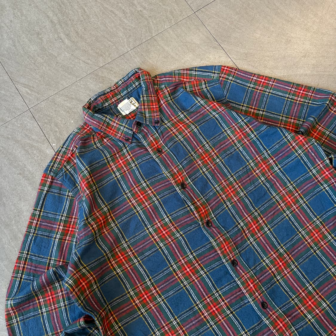 L.L.bean 엘엘빈 정품 체크 플란넬 셔츠 상품이미지2