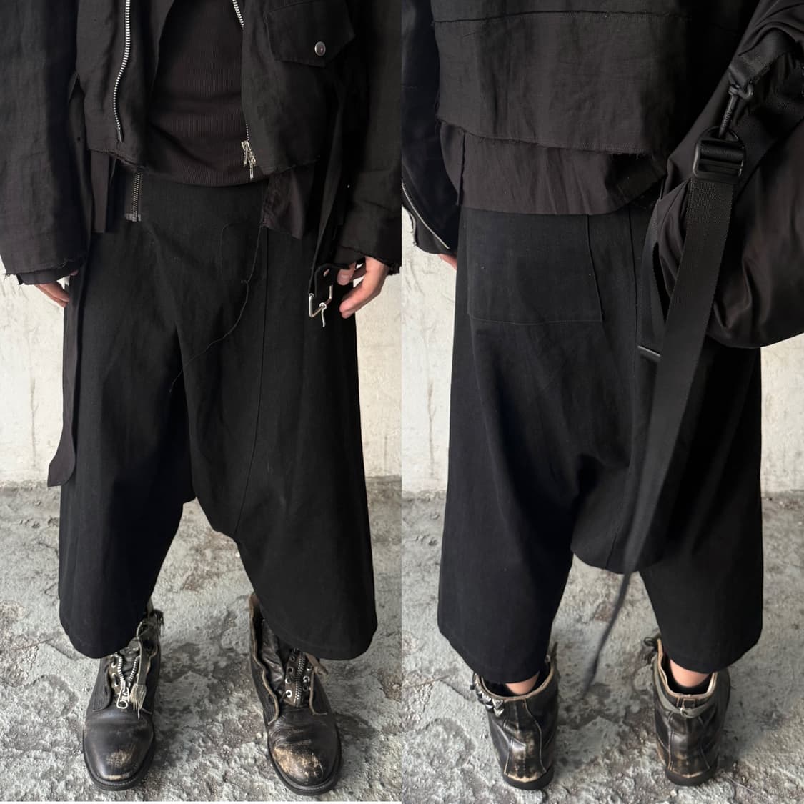 Yohji Yamamoto 드레이프 사루엘 팬츠 상품이미지1