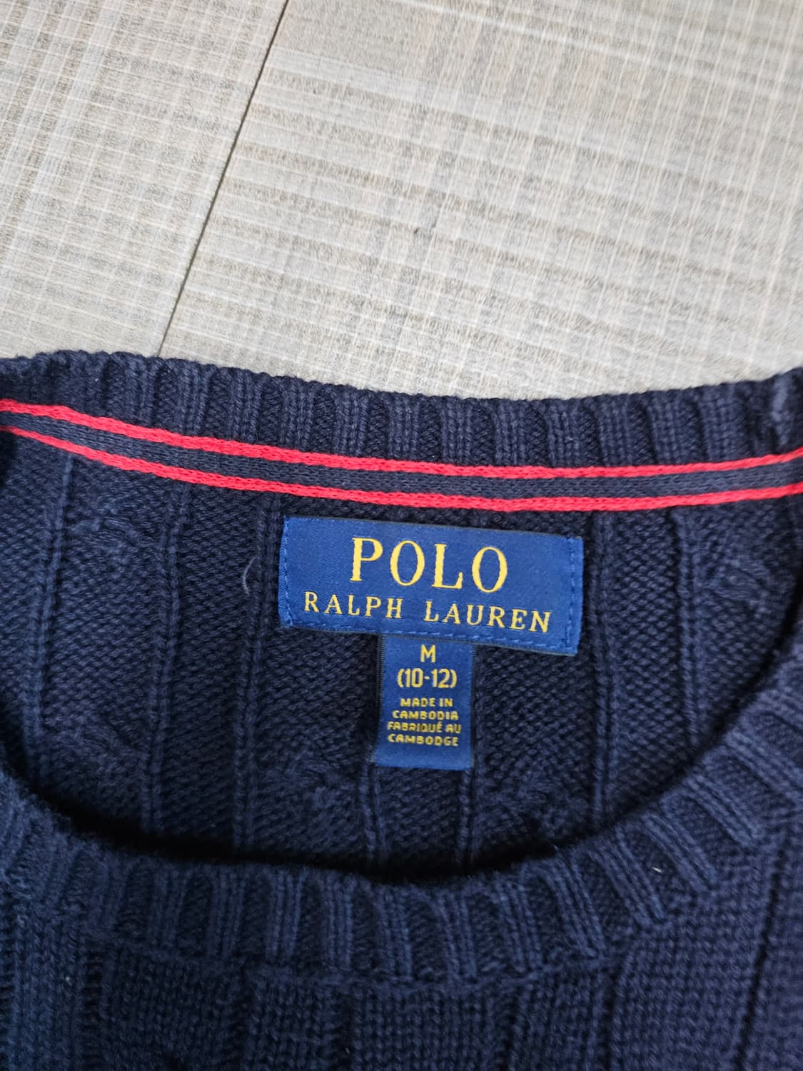 폴로 랄프로렌 꽈배기 니트 상품이미지4