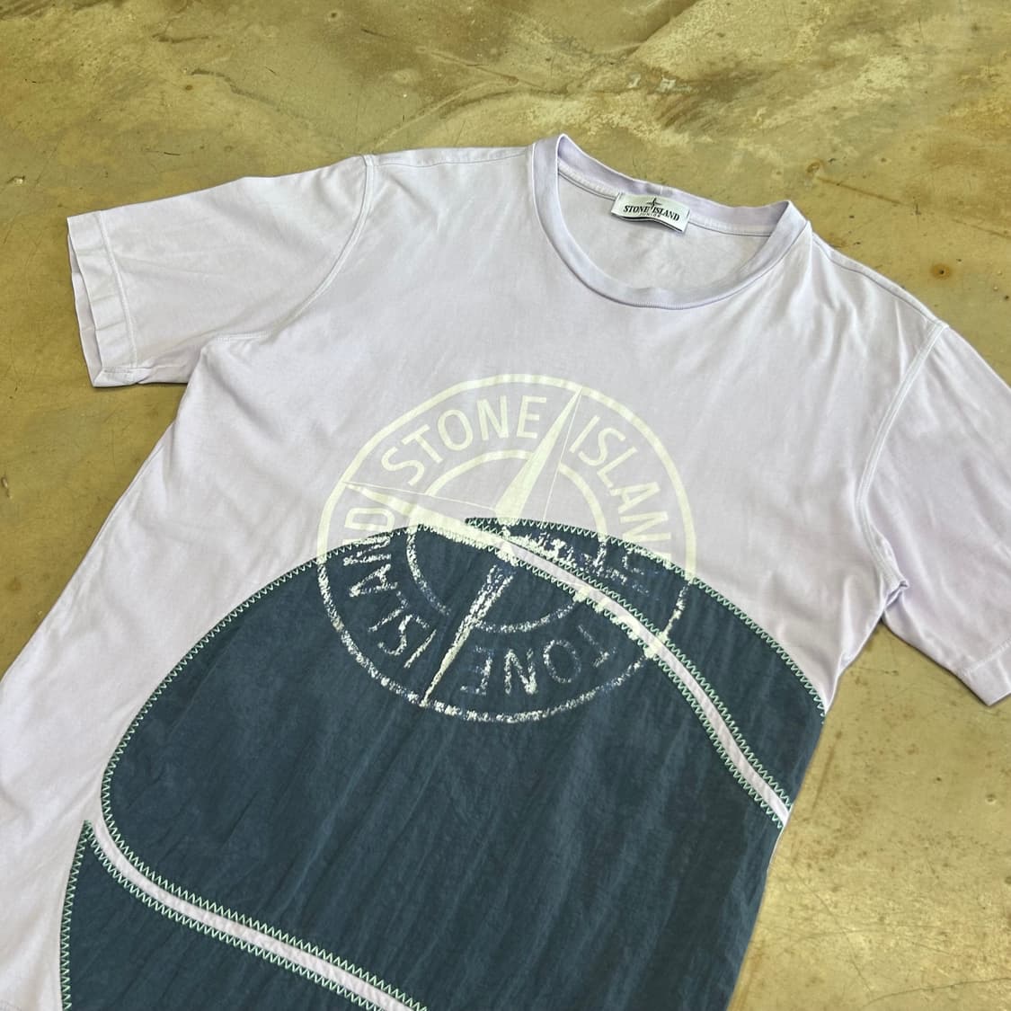 14 스톤아일랜드 주니어 프린트 반팔티 상품이미지1