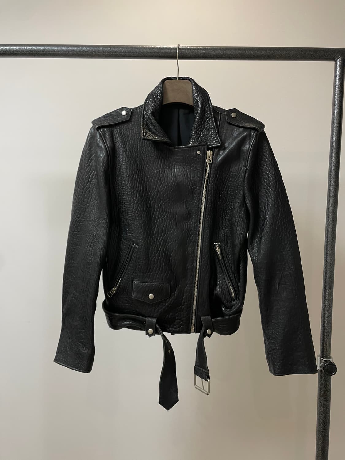 양가죽 라이더 레더 자켓 상품이미지2