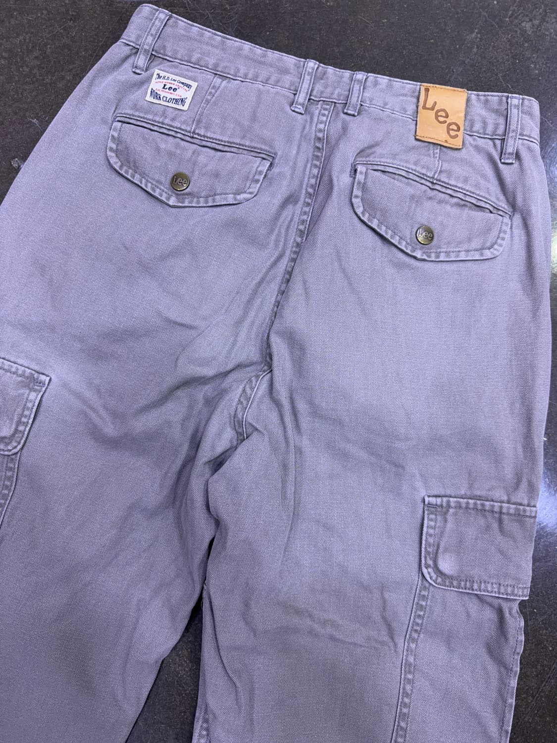 Lee 리 릴렉스핏 헤링본 캐쥬얼 카고팬츠 탄 베이지 28 상품이미지7