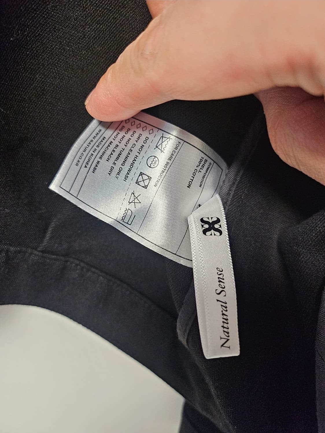 세터 테오 프리미엄 옥스퍼드 프렌치 워크 자켓 블랙 XL 상품이미지4