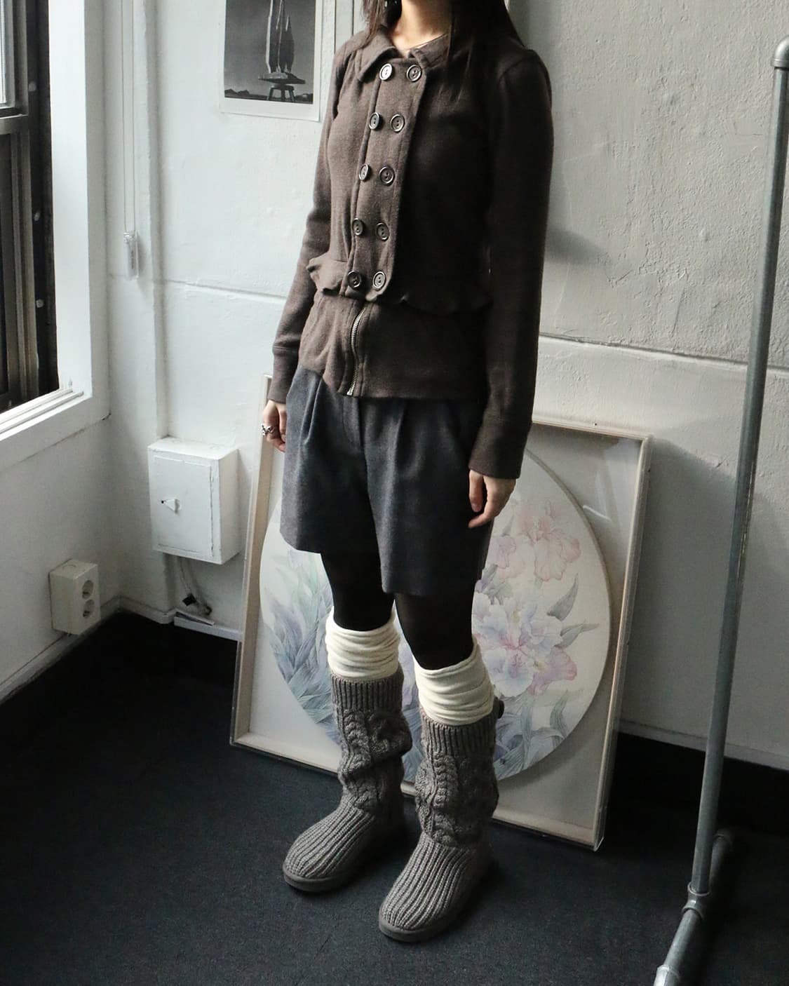 마크 제이콥스 더블 버튼 니트 자켓 상품이미지2