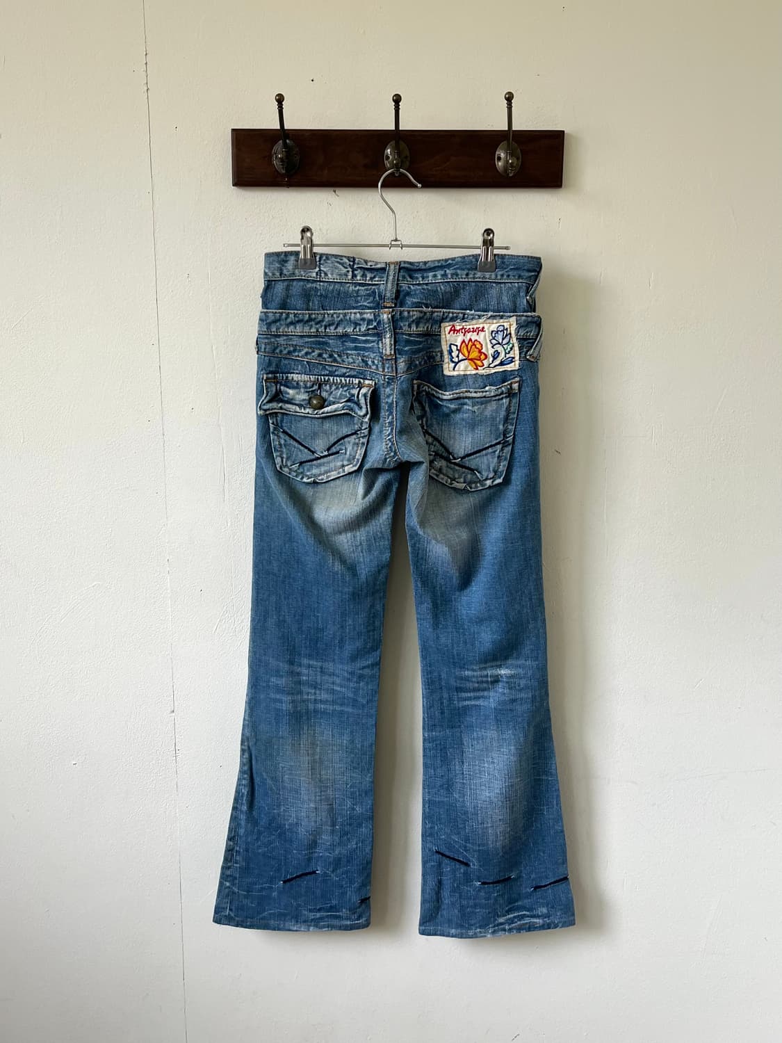 ANTGAUGE 패치 스티치 데님 팬츠 상품이미지3