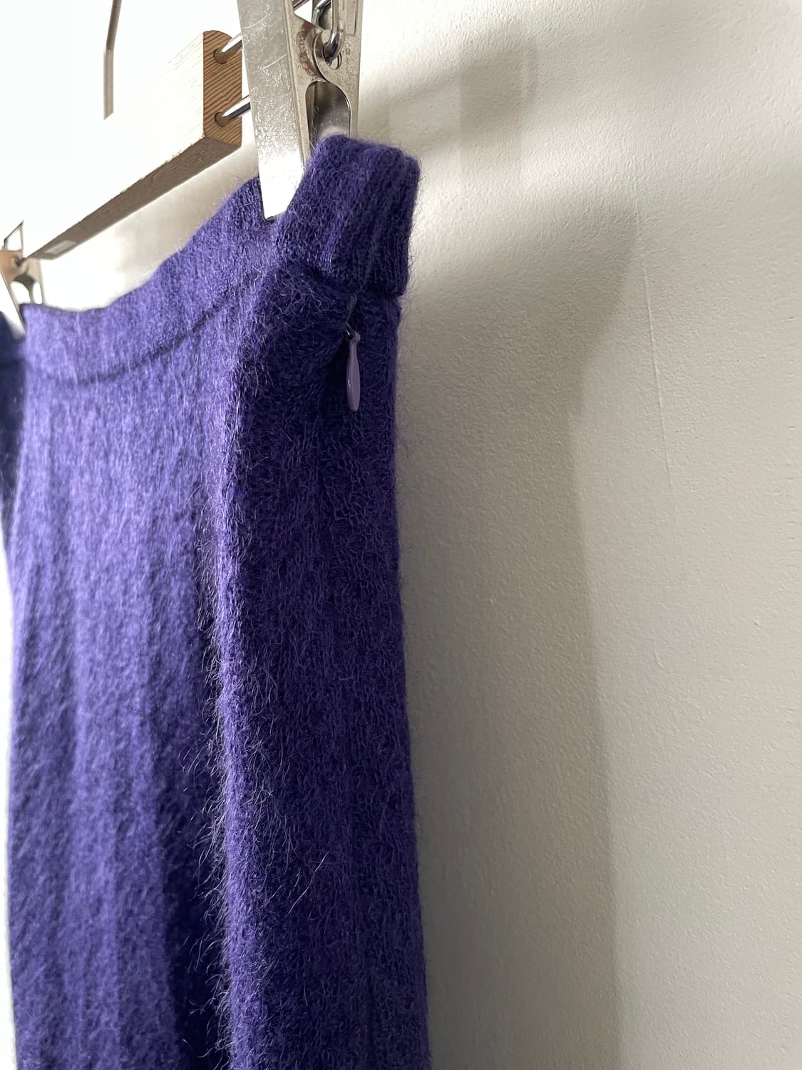vintage purple twist knit skirt 상품이미지8