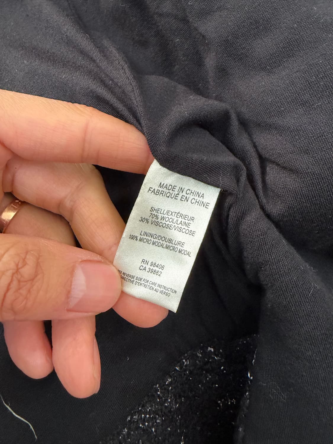 정품) theory 띠어리 블랙 가디건 M 상품이미지9