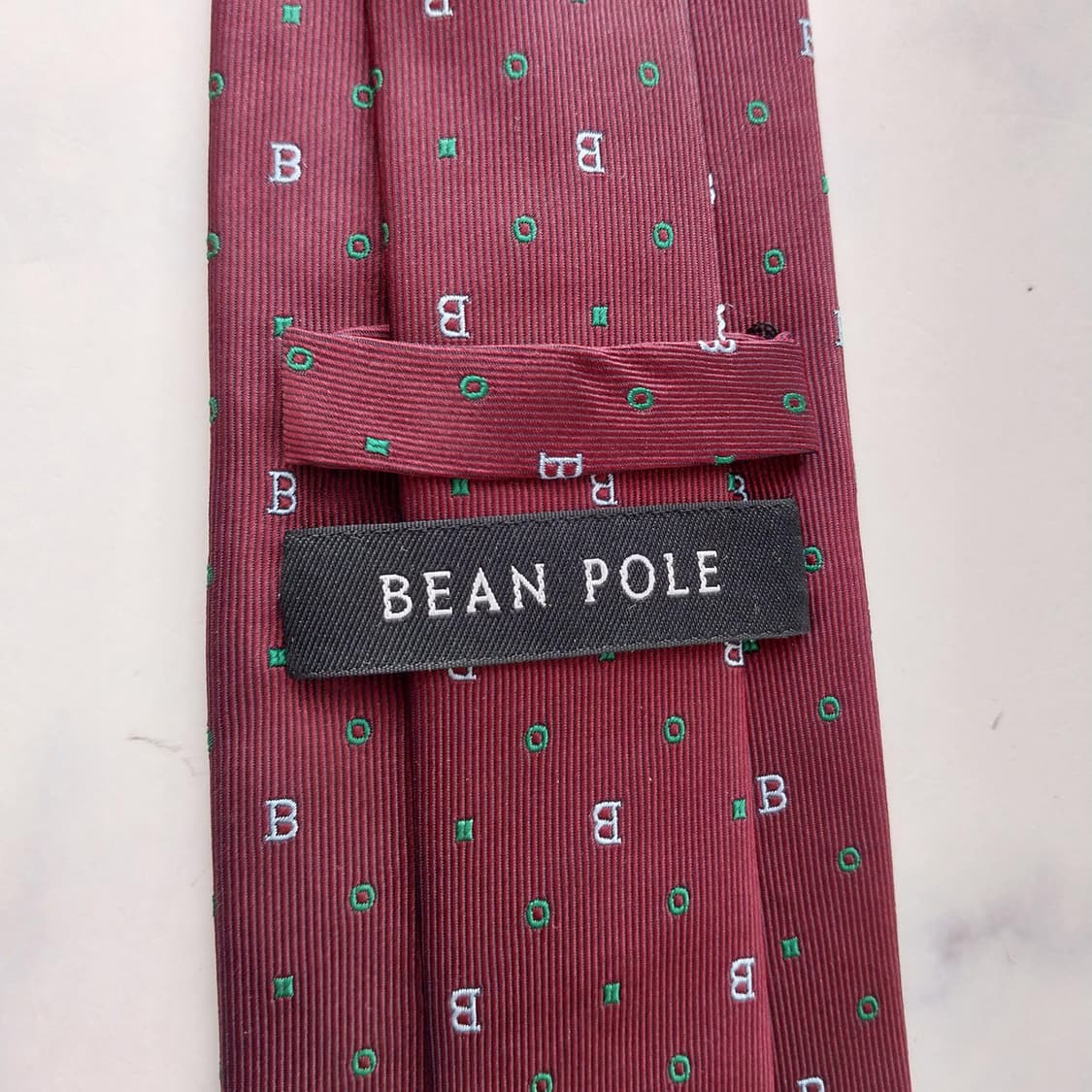 빈폴 실크 와인 B 패턴 넥타이 8.7cm A+등급 K2329
 상품이미지8