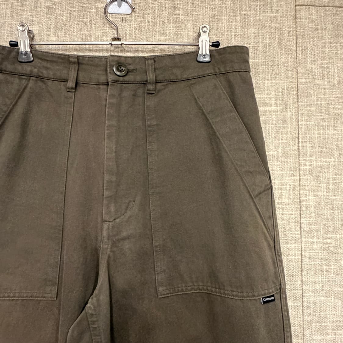 커버낫 코튼 퍼티그 팬츠 올리브 M 상품이미지4