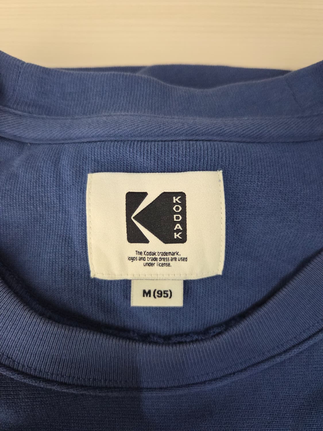 코닥 (KODAK) 빅로고 포인트 맨투맨 네이비 상품이미지7